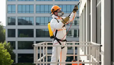 Arbor Tree Care technician providing insect management for trees in Fort Worth, TX