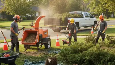 Fort Worth, TX shrub removal by Arbor Tree Care for safe, efficient overgrown shrub clearing