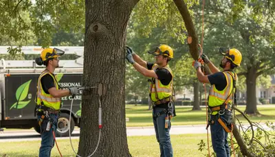 Fort Worth, TX arborist treating tree disease for healthier trees and expert tree care