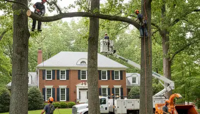 Tree trimming crew serving Fort Worth, TX for safe, professional tree care