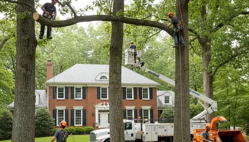 Tree trimming crew serving Fort Worth, TX for safe, professional tree care